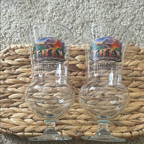 T-Rex Cafe Orlando Glass Set - Picture 1 of 1